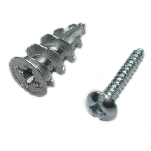 042R - Anchor Walldriller Zinc #8 Drywall 63Lbs W/Screws 10Pc/Set 1