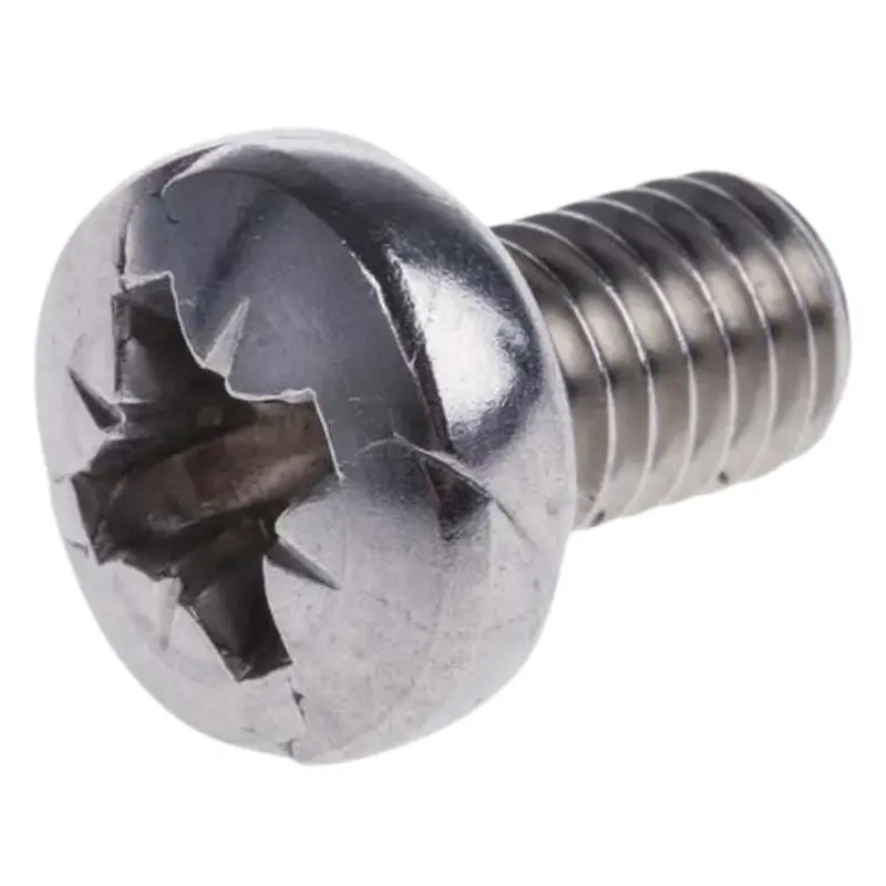 Mpzcm0512s1 - Screw Metal Metric M5x12mm Pozi Cheese Head Ms A2 Stainless (4 Pcs/Pkg) 1