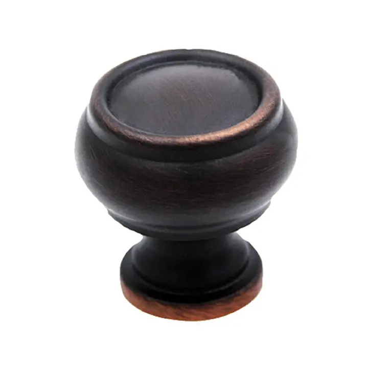 40915 - Knob Cabinet 1.24In Aged Bronze Finish 1