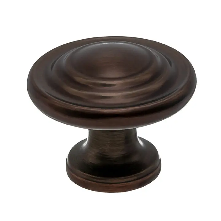 40904 - Knob Cabinet 1.31In Aged Bronze Finish 1