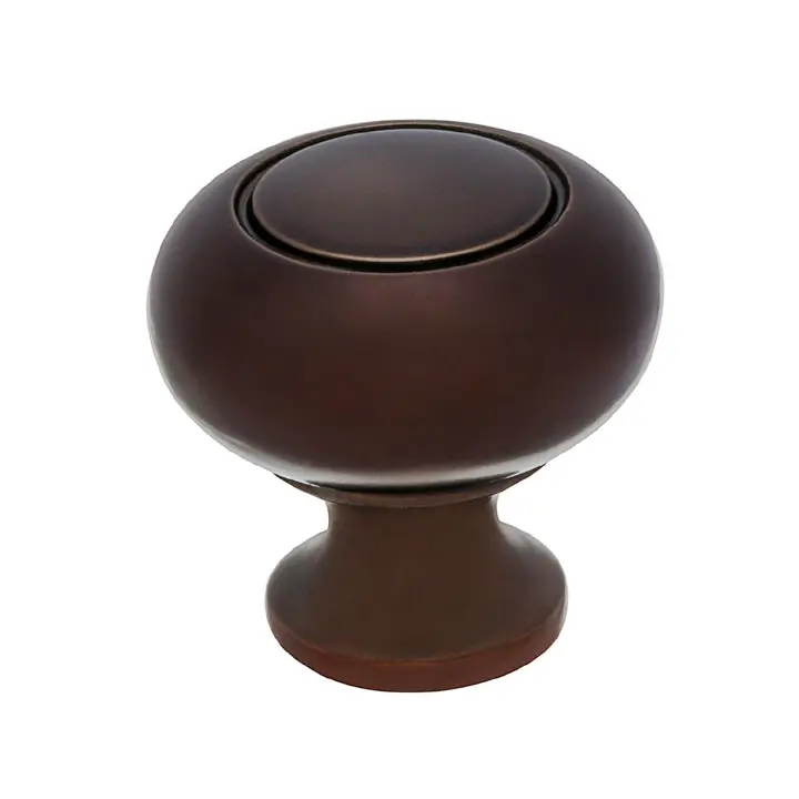 40911 - Knob Cabinet 1.25In Aged Bronze Finish 1