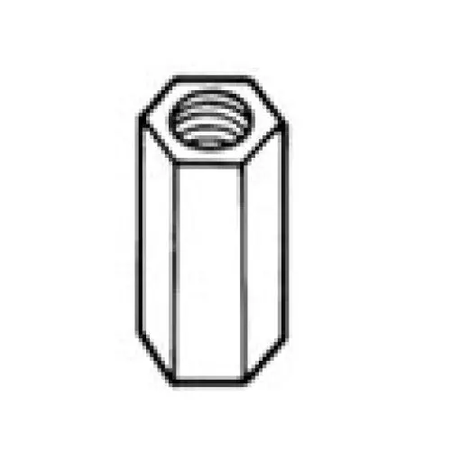 Krd-128-4 - Standoff F/F #6-32 6.3Mm Hex Alu Thr Alum (4 Pcs/Pkg) 1