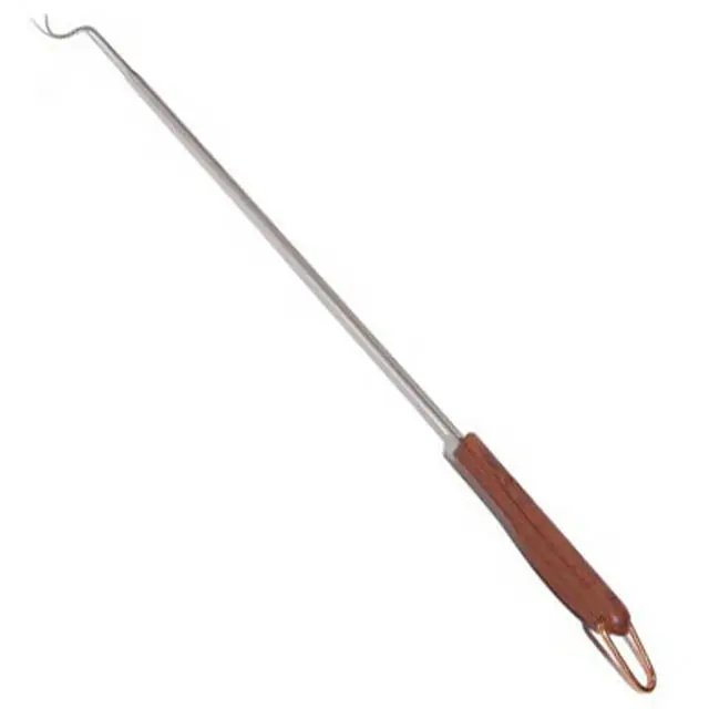 812-9228-F - Metal Meat Hook 20In With Wooden Handle 1