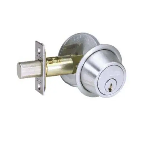 Wh-2339-Si - Deadbolt Lock Silver Plated 2 Keys 1