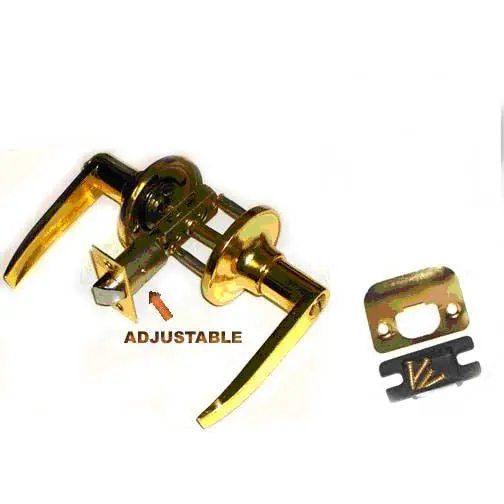 Wh-2336 - Lever Handle With Lock Gold Plat Plated 1