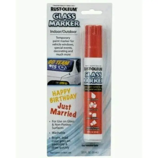 267868 - Glass Marker Indoor/Outdoor 20Ml Black 1