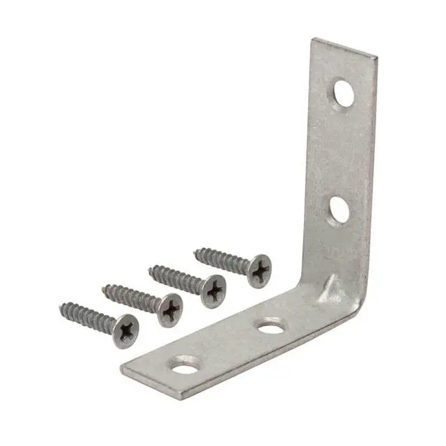 121344 - Corner L Brackets 1-1/2In (4 Pcs/Pkg) 1