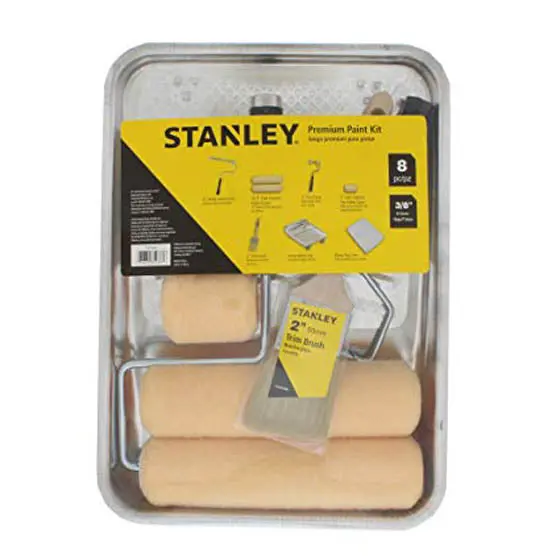 Ptst03508 - Paint Kit Premium 8Pc/Set Roller Frame/Cover Brush Tray Liner 1