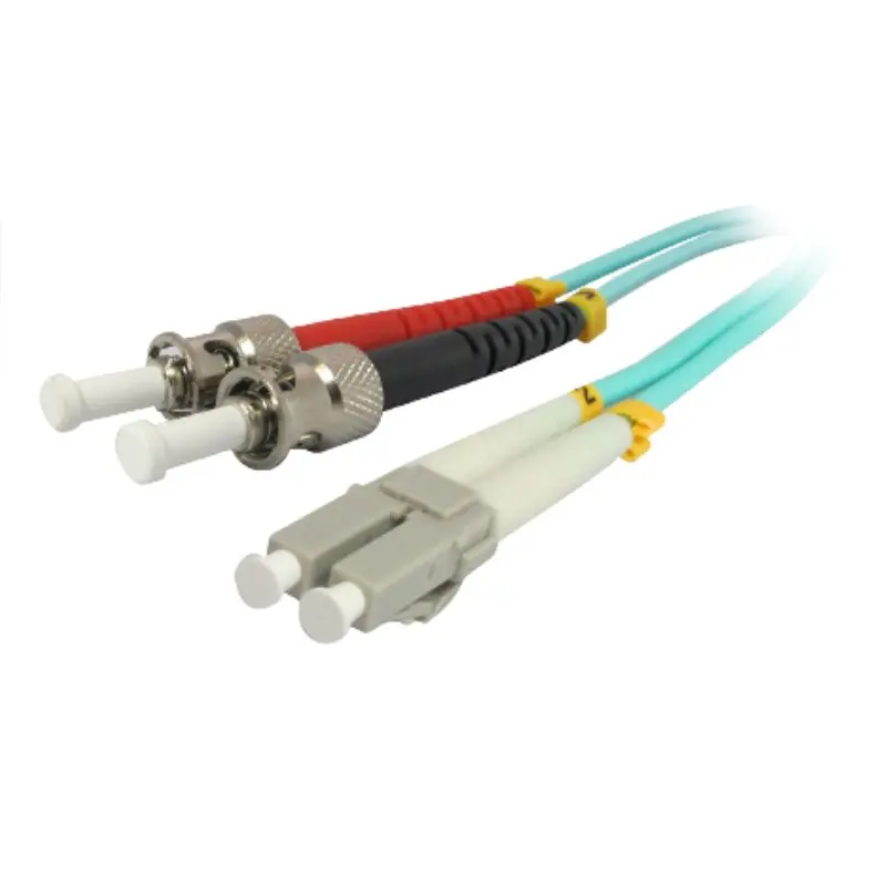Fo-Tlg005 - Fiber Optic Patch Cord Lc-St 5M Duplex Mm Om3 50/125Um Ofnr Blu 1