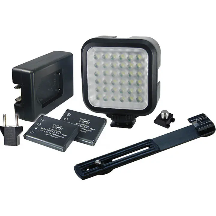 Led-36 - Studio Light 36Led Kit W/2Li-Ion Batteries Charger And Bracket 1