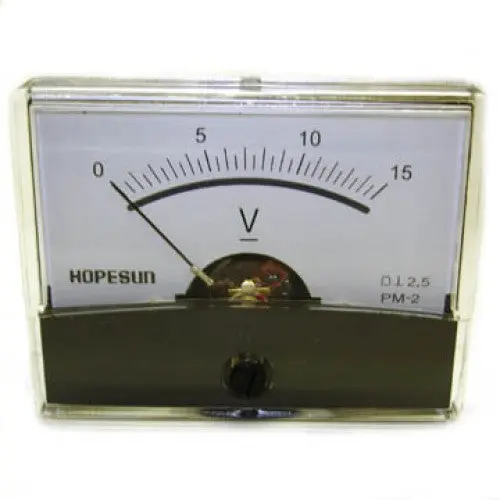 Avm6015 - Panel Meter Dc 0-15V 2.4X1.9In 1