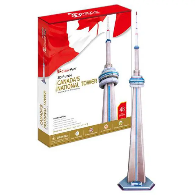 Mc109h - Cn Tower-3D Puzzle 48Pcs 1