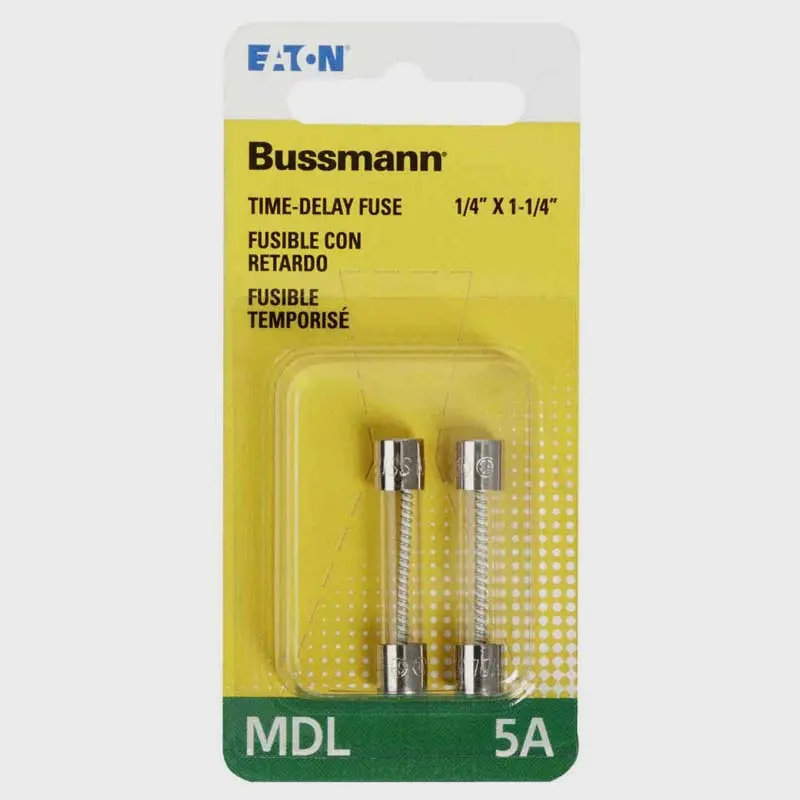 Bp/Mdl-5 - Fuse Sb 5A 250V 6.3X32mm Glass  (2 Pcs/Pkg) 1