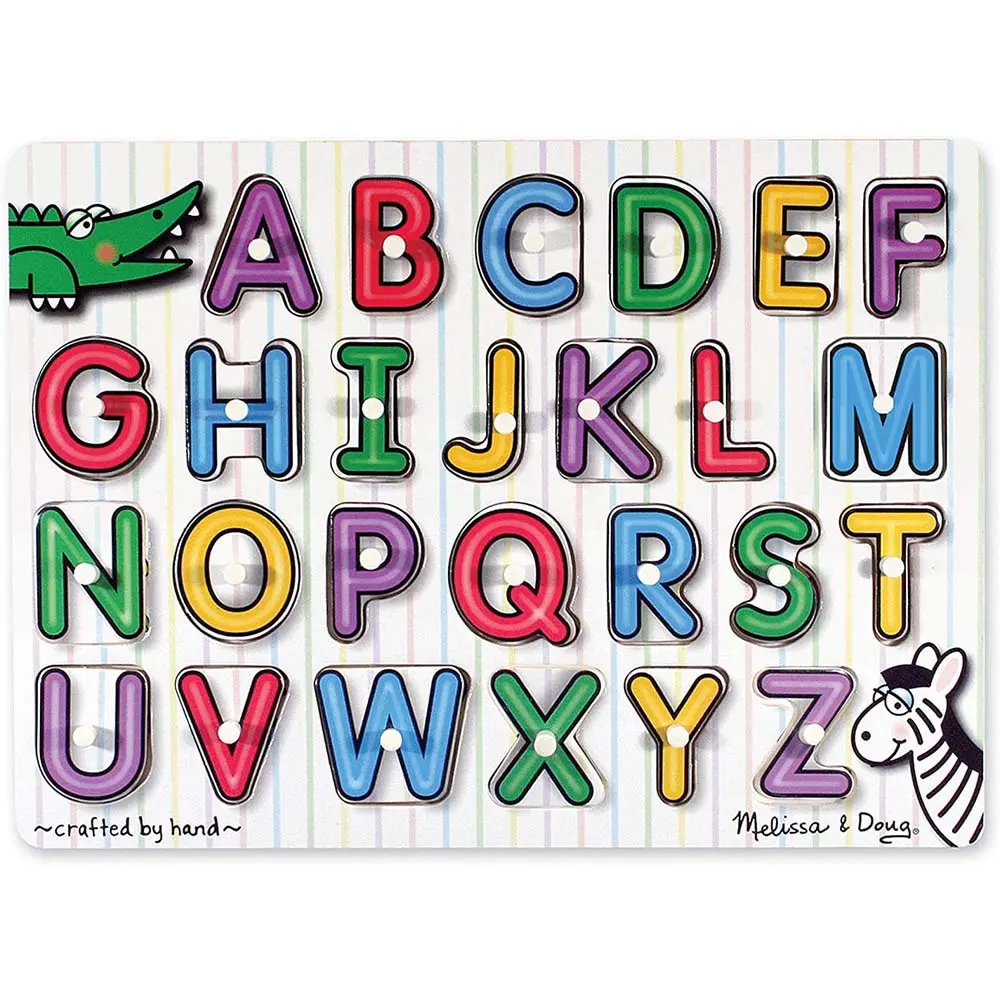 23272 - English Alphabet-Peg Puzzle 1