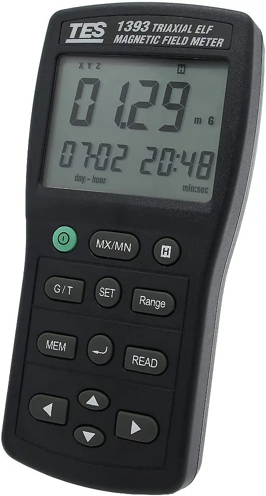 Tes 1393 - Magnetic Field Meter Triaxial Elf 30Hz-2Khz 2