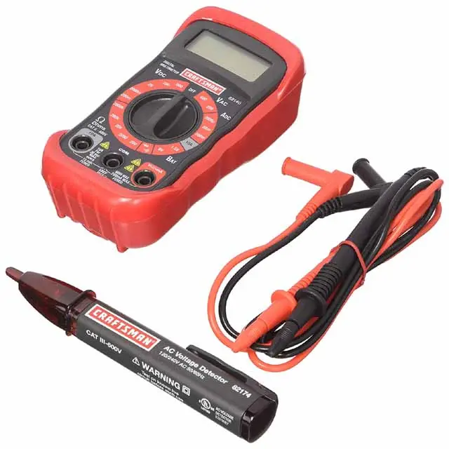 3482146 - Multimeter Digital 10A W/Basic With Ac Volt Detector Catii-600V 1