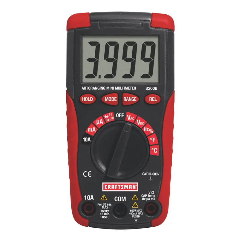 3482008 - Multimeter Digital Auto 10A Catiii Volt Res Temp Amp 1