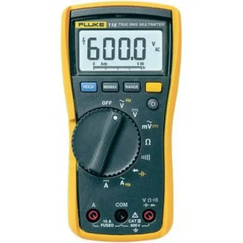 115 - Multimeter Digital Auto True Rms Res Cap Diode Volt Freq Continui 1