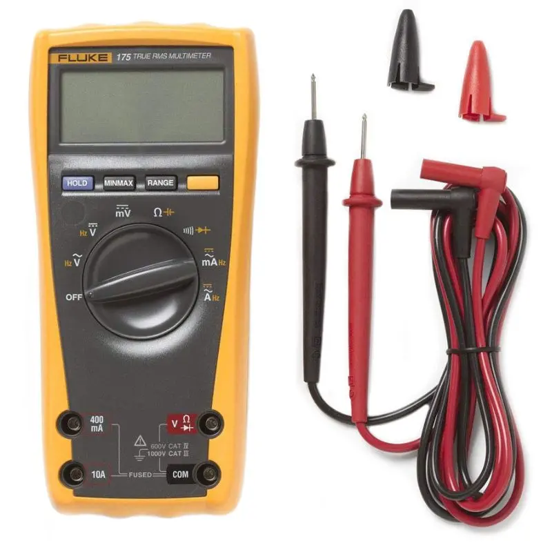177 - Multimeter Digital Auto Truerms Res Cap Diode Volt Freq Continui 2