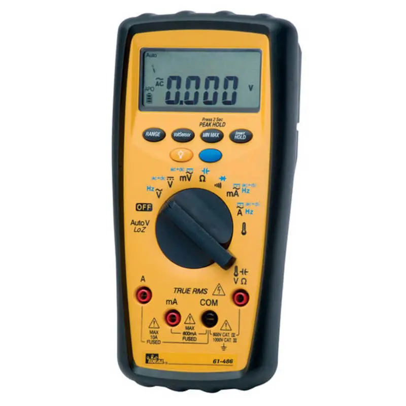 61-486 - Multimeter Digital Auto 10A True Rms Cap Temp Datahold Cativ 1