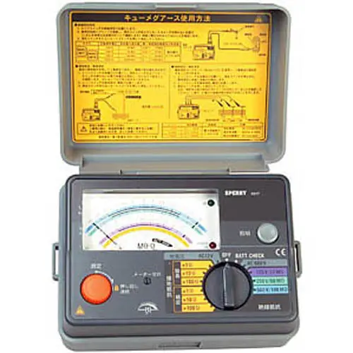 6017 - Insulation Earth Tester Analog Res:100Mohm V:600Vac 1