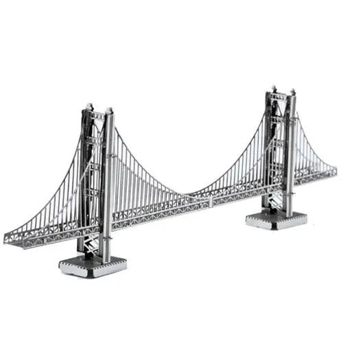 Mms001 - Golden Gate Bridge Metal Earth 3D Laser Cut Model 1