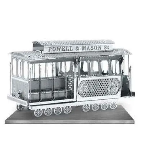 Mms002 - San Francisco Cable Car Metal Earth 3D Laser Cut Model 1
