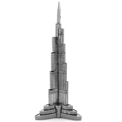 Mms020 - Burj Khalifa Metal Earth 3D Laser Cut Model 1