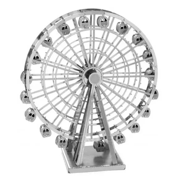Mms044c1 - Ferris Wheel Metal Earth 3D Laser Cut Model 1