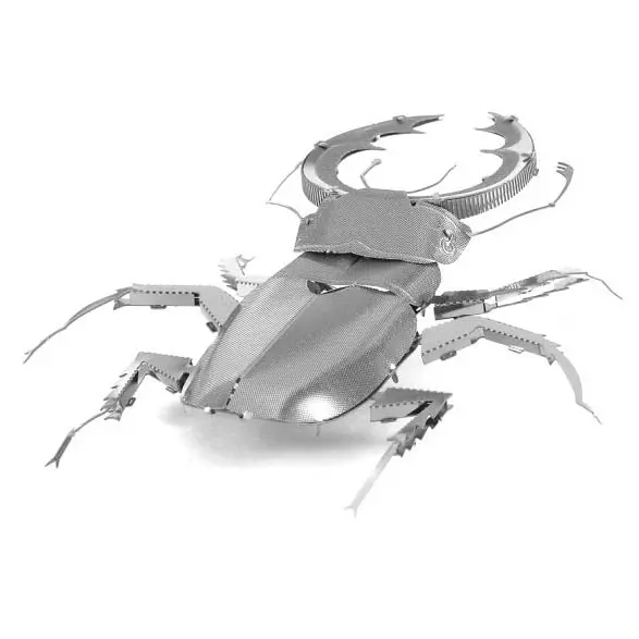 Mms071c1 - Stag Beetle Metal Earth 3D Laser Cut Model 1