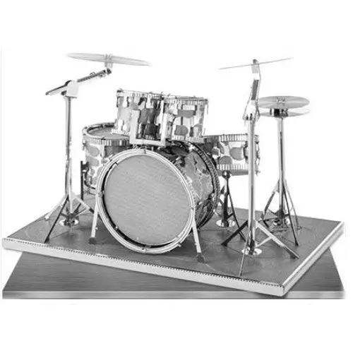 Mms076 - Drum Set Metal Earth 3D Laser Cut Model 1