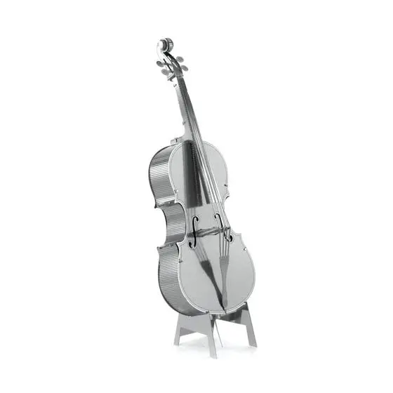 Mms081c1 - Bass Fiddle Metal Earth 3D Metal Model Kits 1