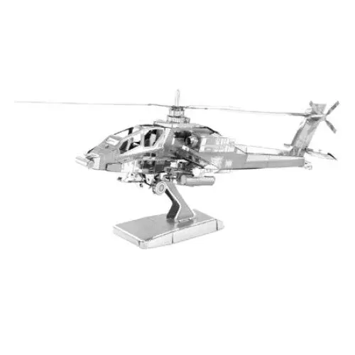 Mms083c1 - Ah-64 Apache Metal Earth 3D Laser Cut Model 1
