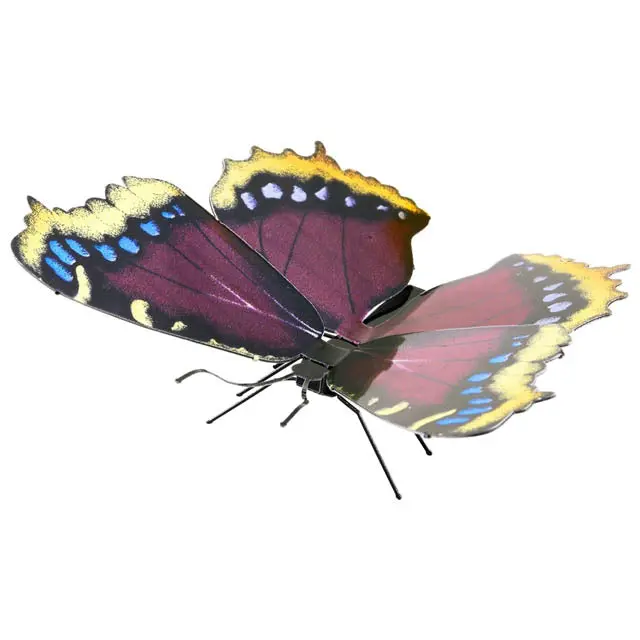 Mms126 - Butterfly Mourning Cloak Metal Earth 3D Metal Model Kits 1