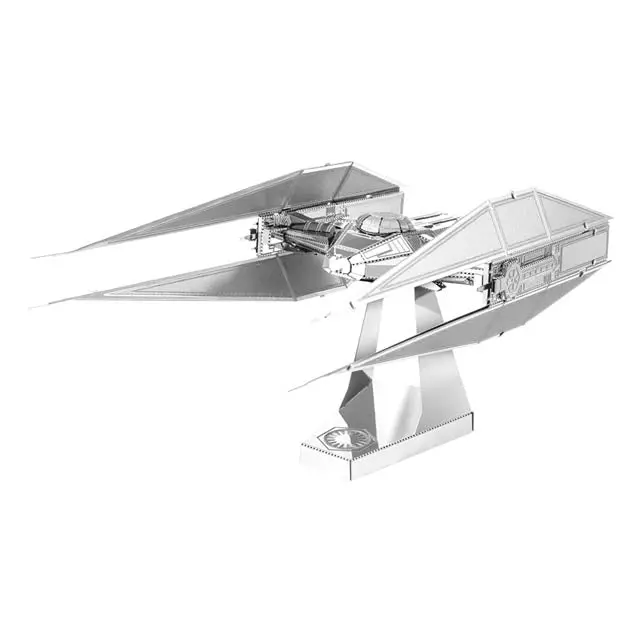 Mms286 - Star Wars Kylo Rens Tie Silencer Steel Model Kit 1