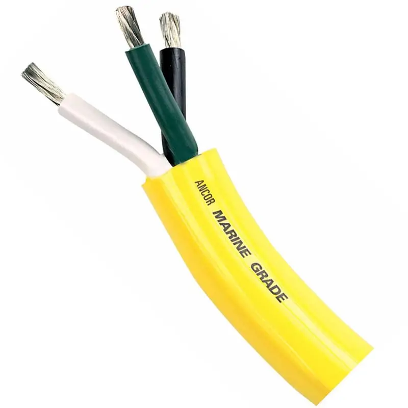 153530 - Cable 3C 16Awg Str Unsh 300Ft Ft1 600V 105C Yel Spool Marine 1