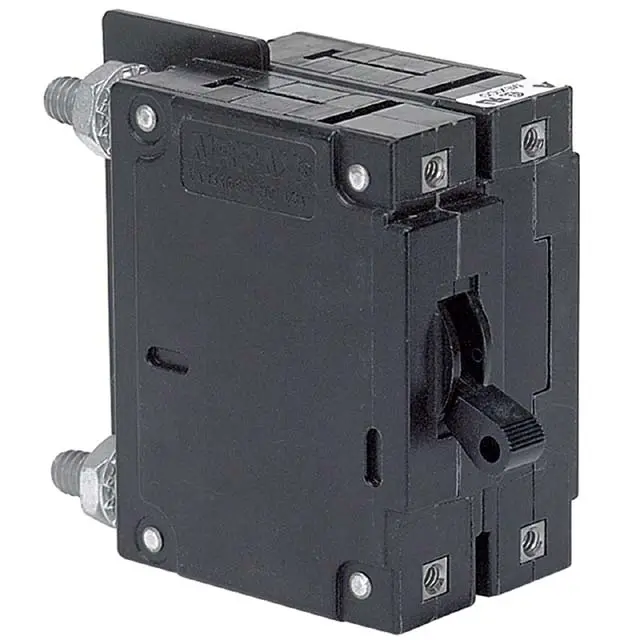 Cbl-80A-Dp - Circuit Breaker 80A 250Vac/80Vdc Toggle Chmt 1P 38X64mm Bolt Blk 1