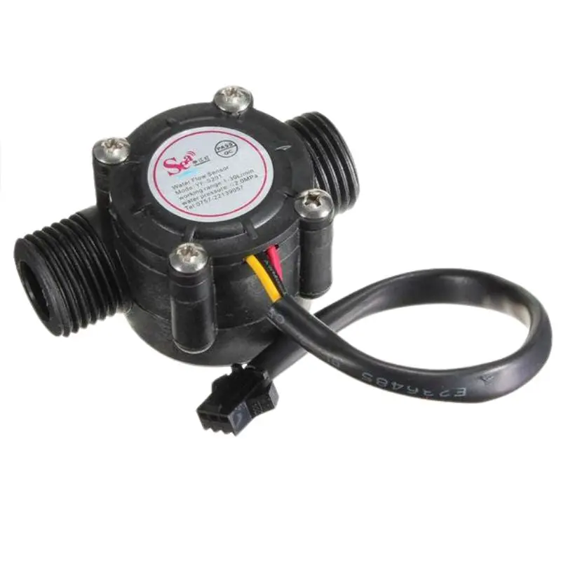 Yf-S201 - Liquid Flow Meter 1-30L/Min 1.75Mpa Max. 1