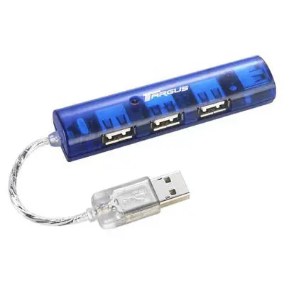 N-Ach74e - Usb Hub 4 Port Non-Powered 2.0 Slim Silver 1