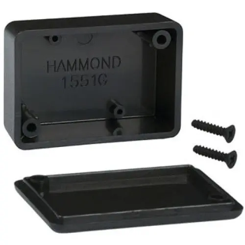 1551Gbk - Project Box 2X1.4X.8In Plast Blk 1