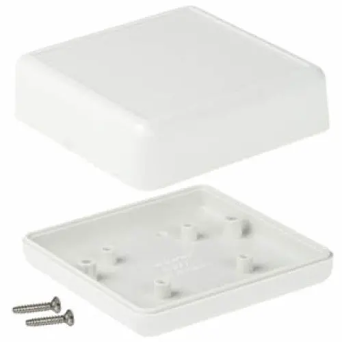 1593Jgy - Project Box 2.6X2.6X1in Plas Gry 1