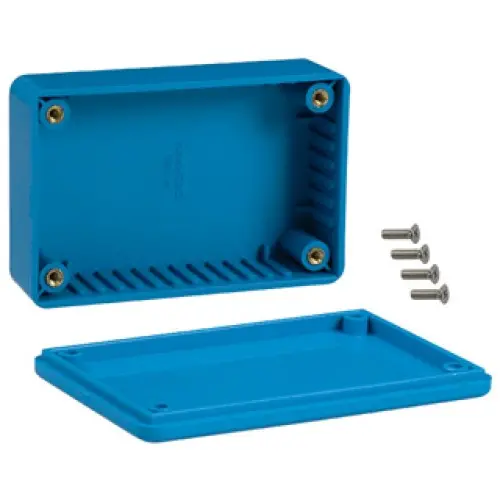 1591Mbu - Project Box 3.3X2.2X1 Plas Blue 1