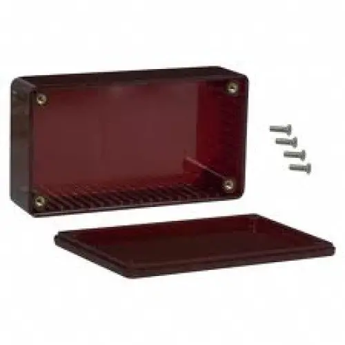 1591Btrd - Project Box 4.4X2.4X1.2In Plas Red 1