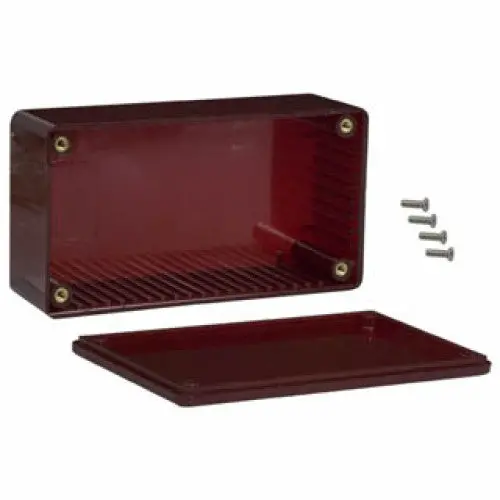 1591Ctrd - Project Box 4.7X2.6X1.6In Plas Red 1