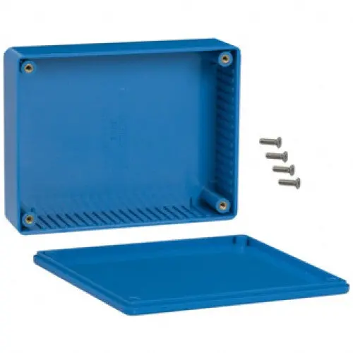 1591Gbu - Project Box 4.7X3.7X1.3In Plas Blue 1