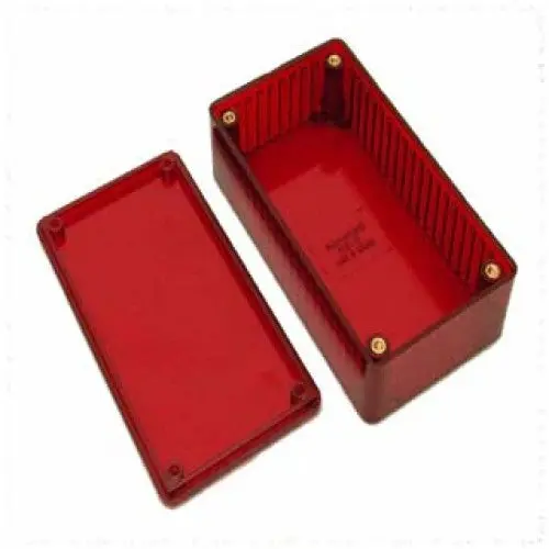 1591Dtrd - Project Box 5.9X3.2X2in Plas Red 1