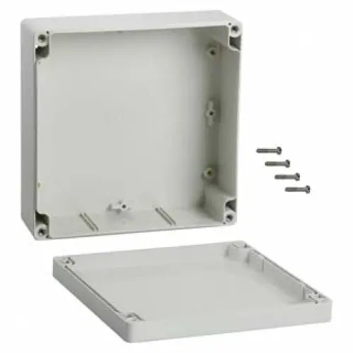 1554Rgy - Project Box 6.3X6.3X2.4In Plas Gray 1