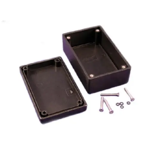 1594Ewbk - Project Box 6.5X4.1X2in Plas Black Watertight 1