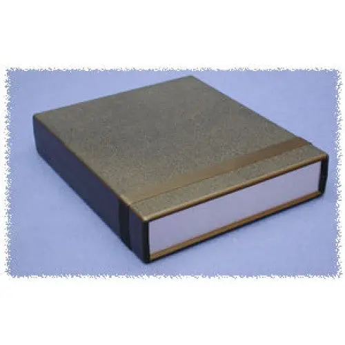 1598Cbk - Project Box 7X6x2in Plast Black With Aluminum Panel 1