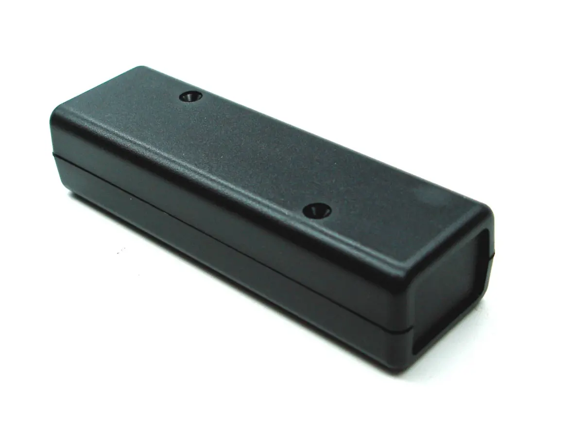 1593Dbk - Project Box 4.4X1.4X1in Plas Blk 1